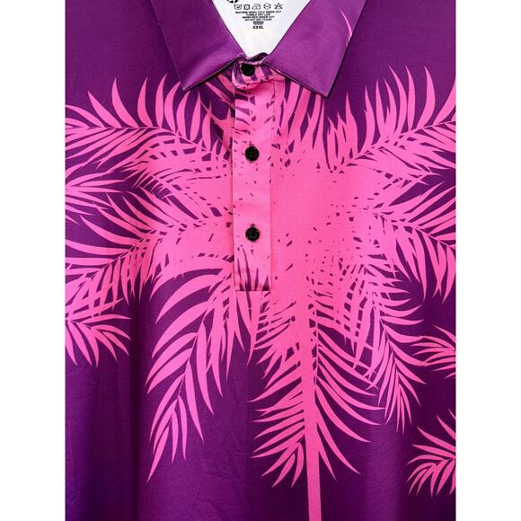 Golf Suites Women’s 3XL Hawaiian Golf Polo Shirt NWT - Picture 2 of 9